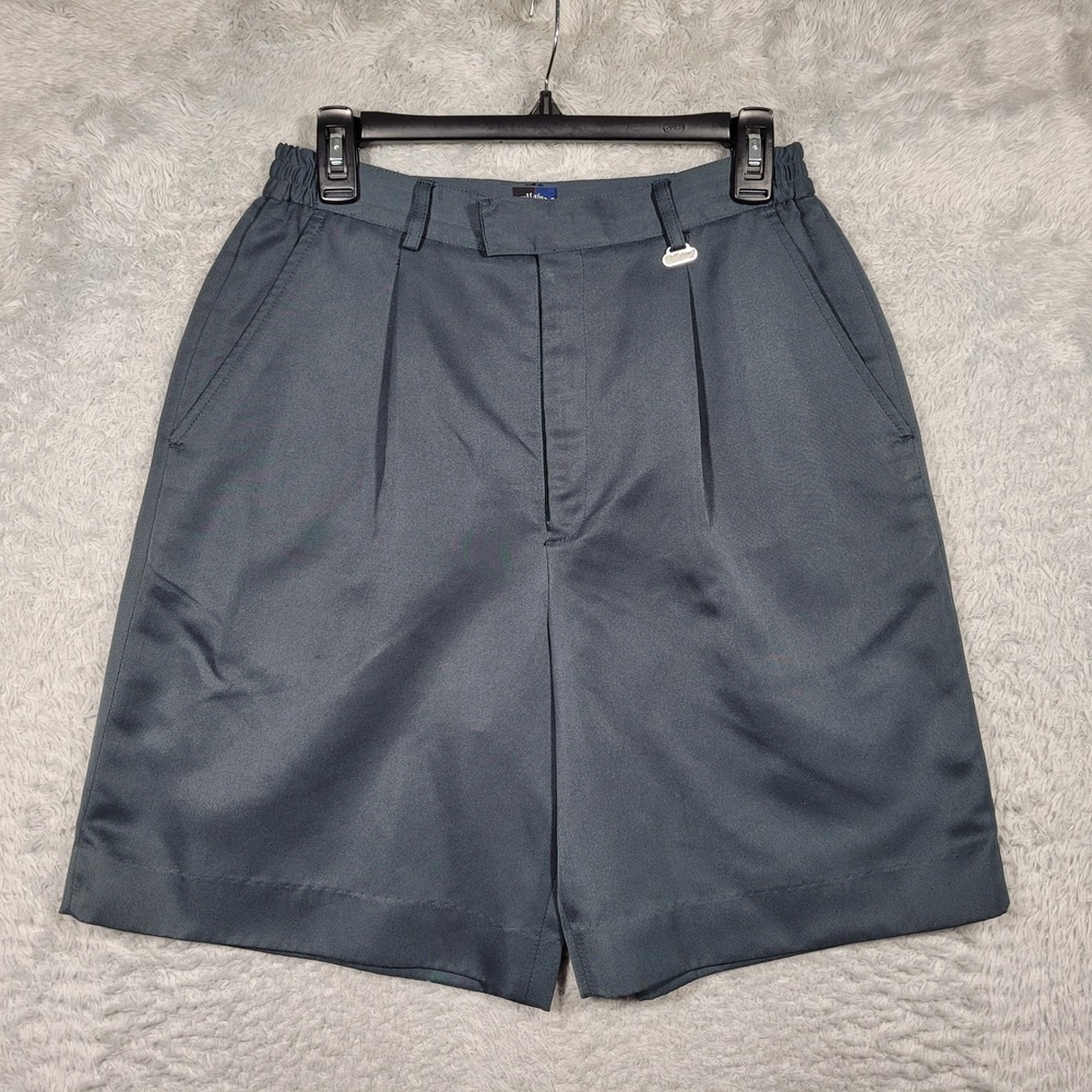 Callaway‎ Golf Apparel Nordstrom Womens 10 Gray Green Pleated Shorts Microfiber